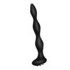 Bendable Electric Pulse Heating Prostate Massager Sex Toys 3-in-1 Anal Beads Butt Plug for Men Women Couple Adult