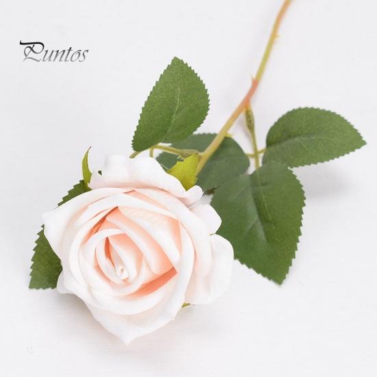 Simulated Flower Decor Artificial Rose Branch with Stem Home Wedding Party Faux Floral Arrangement Indoor Outdoor Garden Decoration Photo Props