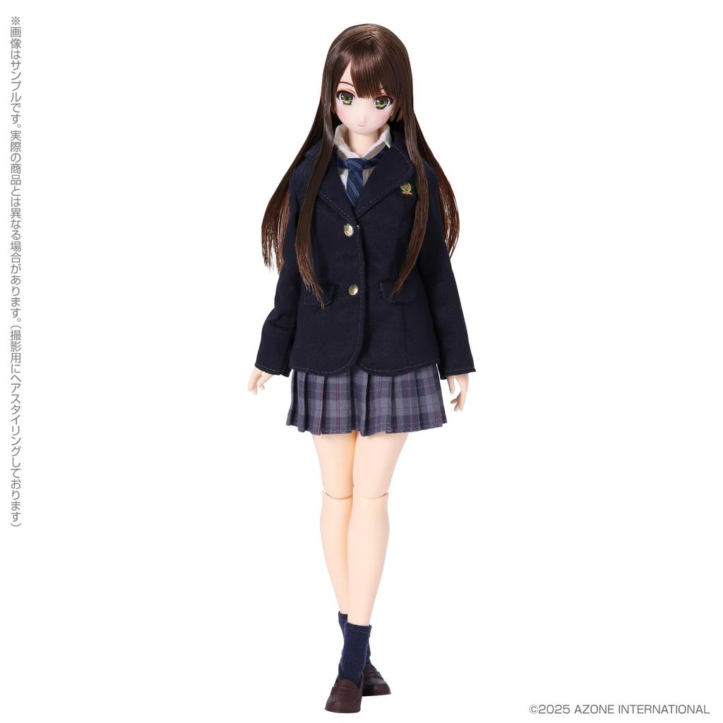 Azone International Kazuharu Kina School Uniform Collection Yui Scale Movable 248mm 1/6 Pre-painted Doll, Approx.