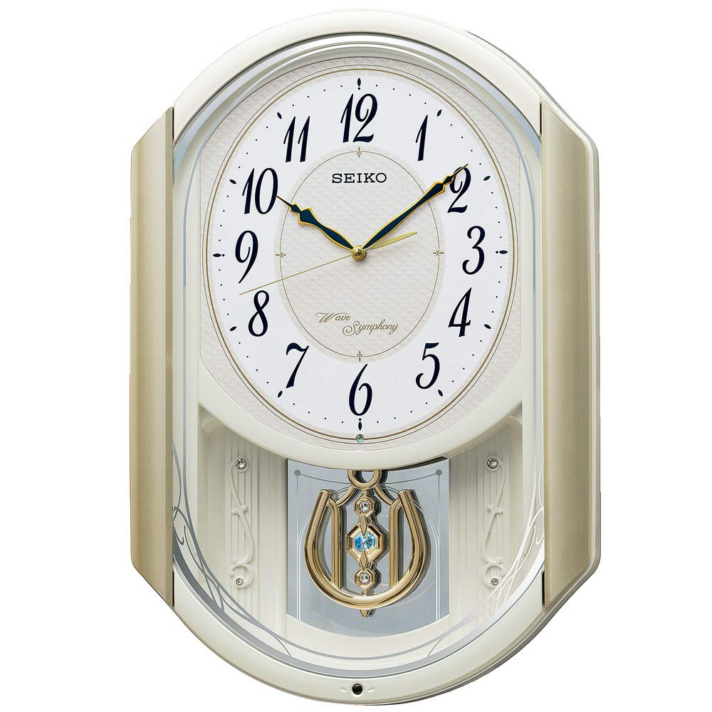 

Настенные радиочасы Seiko Clock Light Golden Pearl 450 x 305 x 75 мм AM263S