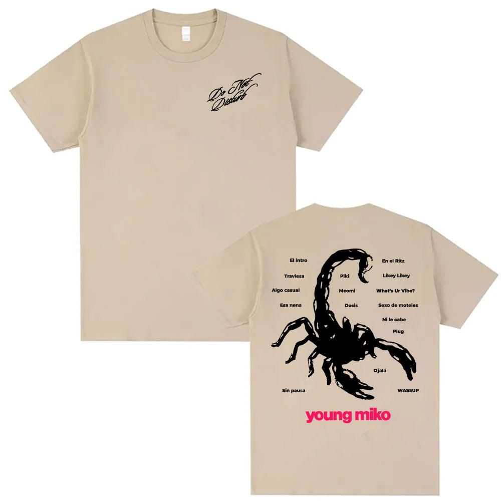 

Singer Young Miko Dont Disturb Printed Tshirt 2026 Summer Male Female Aesthetics Luxury Fashion Pop Art Tshirt Street Wear L