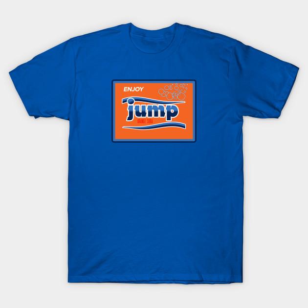 Men Black Print T-shirt Jump Orange Soda No-Cut Transfer Paper Print Cotton Tshirt S королевский синий
