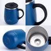 GRANDTIES 19 Colors Premium Vacuum Insulated Mug 460ml Easy To Slide Lid Included Stainless Steel Double Wall Vacuum Insulated Structure Comes with