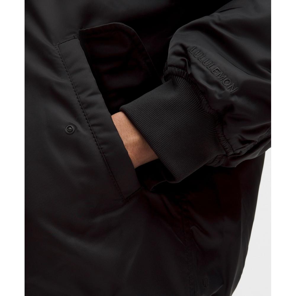 Lululemon Reversible Oversized 600 Down Fill Bomber Jacket Black