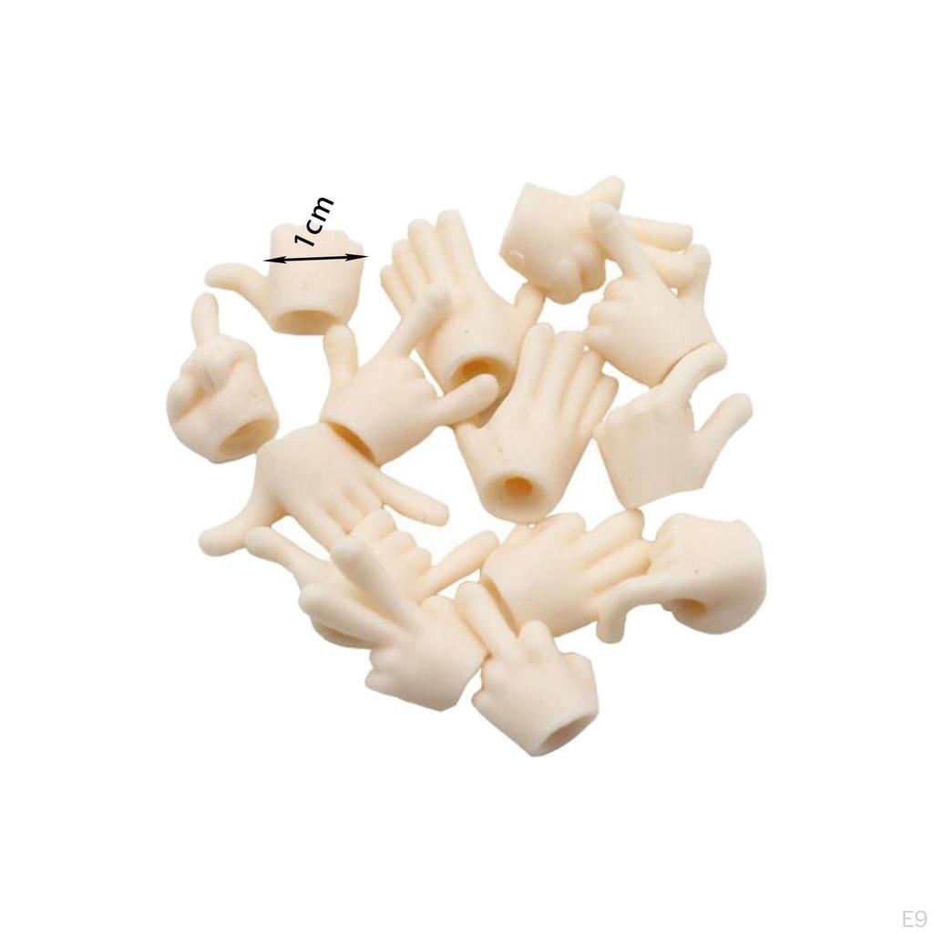 1/12 Dolls Hands Replacement Doll Figure Toy Accessories for Pretend Play