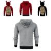 Luxuriöser Herren Weihnachts-Hoodie Pullover mit flauschigem Rentier-Design