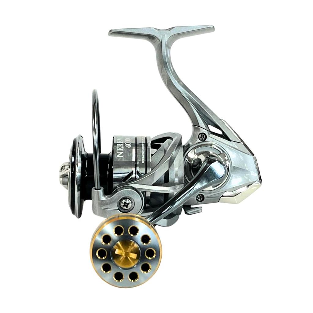 clubTEN Spinning Reel 4000 Series NEREVIA Suitable for Surf Shore Sabiki Offshore Fishing Octopus Fishing Aluminum Handle General Purpose Reel for Sea