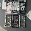 Applicable To Samsung S25Ultra Mobile Phone Case Hollow Snake Electroplating Heat Dissipation Three-dimensional Matte A56 Frame Soft Case S24U