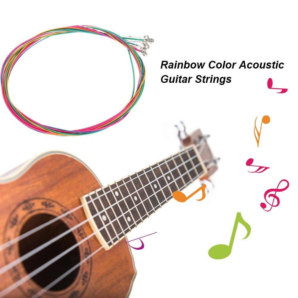 2Sets Alloy Acoustic Guitar Strings Replacement Guitar Strings For Acoustic Guitar