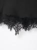 Women's Autumn Pure Desire Lace Trim Spaghetti Strap Dress