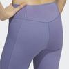 Adidas 7/8 Yoga Power Mesh Training Pants Women Bottoms Purple GR8097