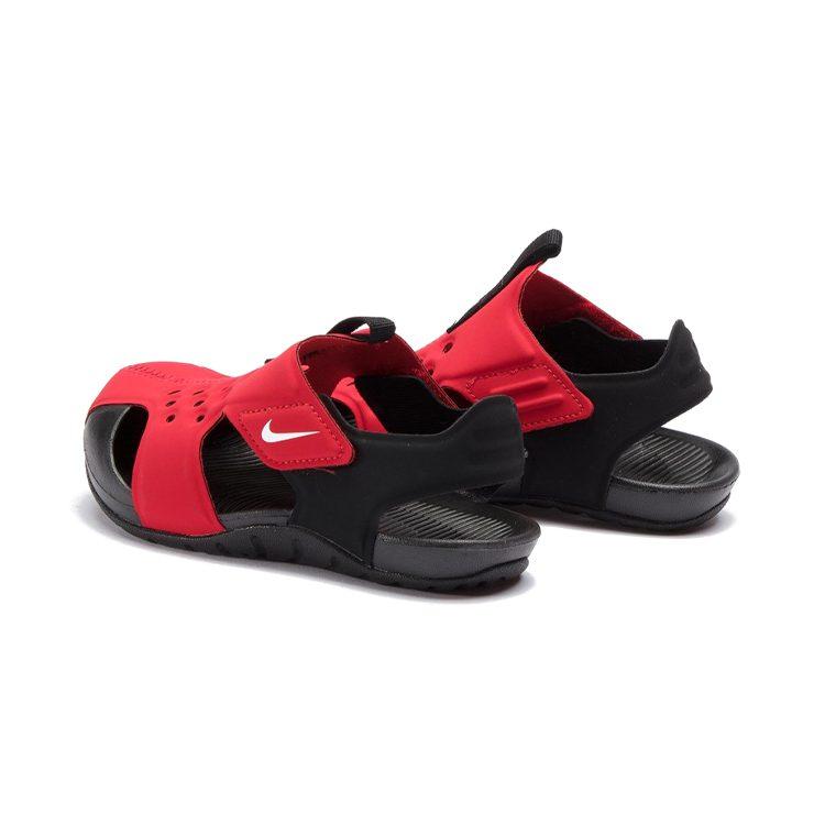 Nike Sunray Protect 2 Children's Sandals Black Red Children Aged 3 7 Years Old 943826-601