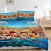 3pcs Luca & Giulia & Alberto Bedding Set Includes Quilt Cover and Pillowcases, Suitable for All Seasons Q061
