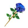 Unique Crystal Colored Glass Rose For Romance Gift And Table Centerpieces Decoration Stylish Birthday Gift