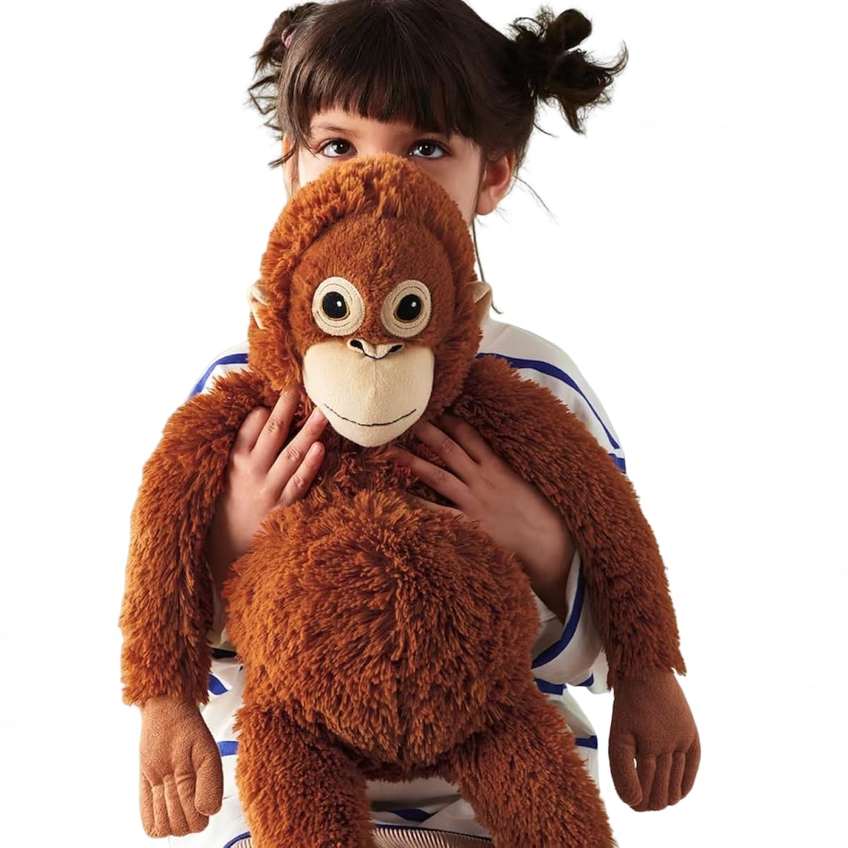 88flix Orangutan Plush Toy, Orangumama, Orangutan, Monkey, Gorilla, Cute Gift, Animal Figurine, Pillow, Soft, for Children