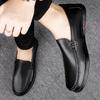 Men's Leather Shoes Slip On Casual Shoes Outdoor Moccasins Summer Loafers Driving Shoes