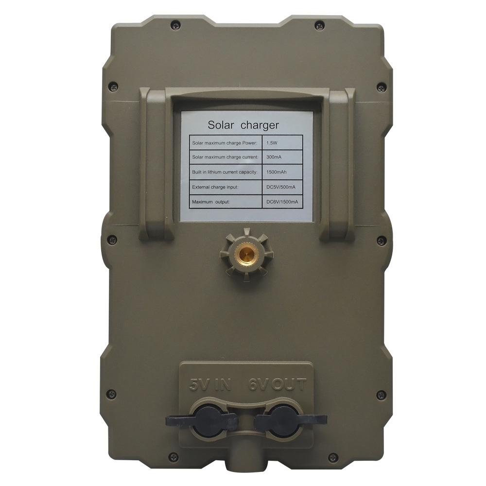 Solarpanel für Infrarot-Jagdkamera, Solaraufladung im Freien, sonnenbetrieben, wiederaufladbar