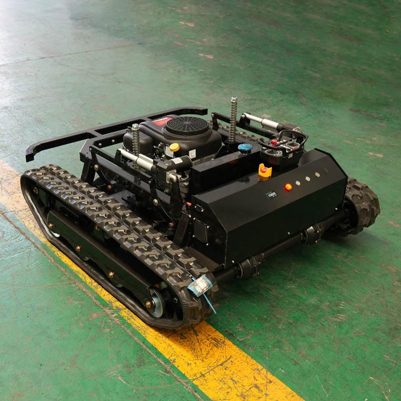 Diesel Remote Control Crawler Reel Lawn Mower - Efficient Garden Landscaping Tool