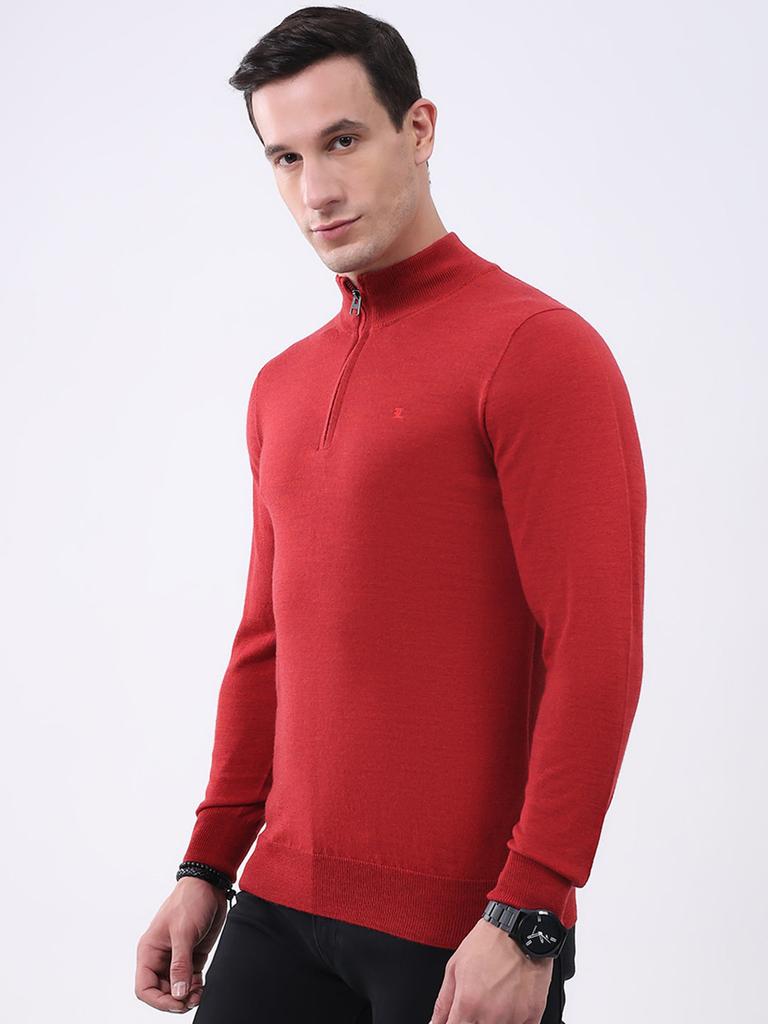 Monte Carlo Mens Regular Fit Solid Pullover