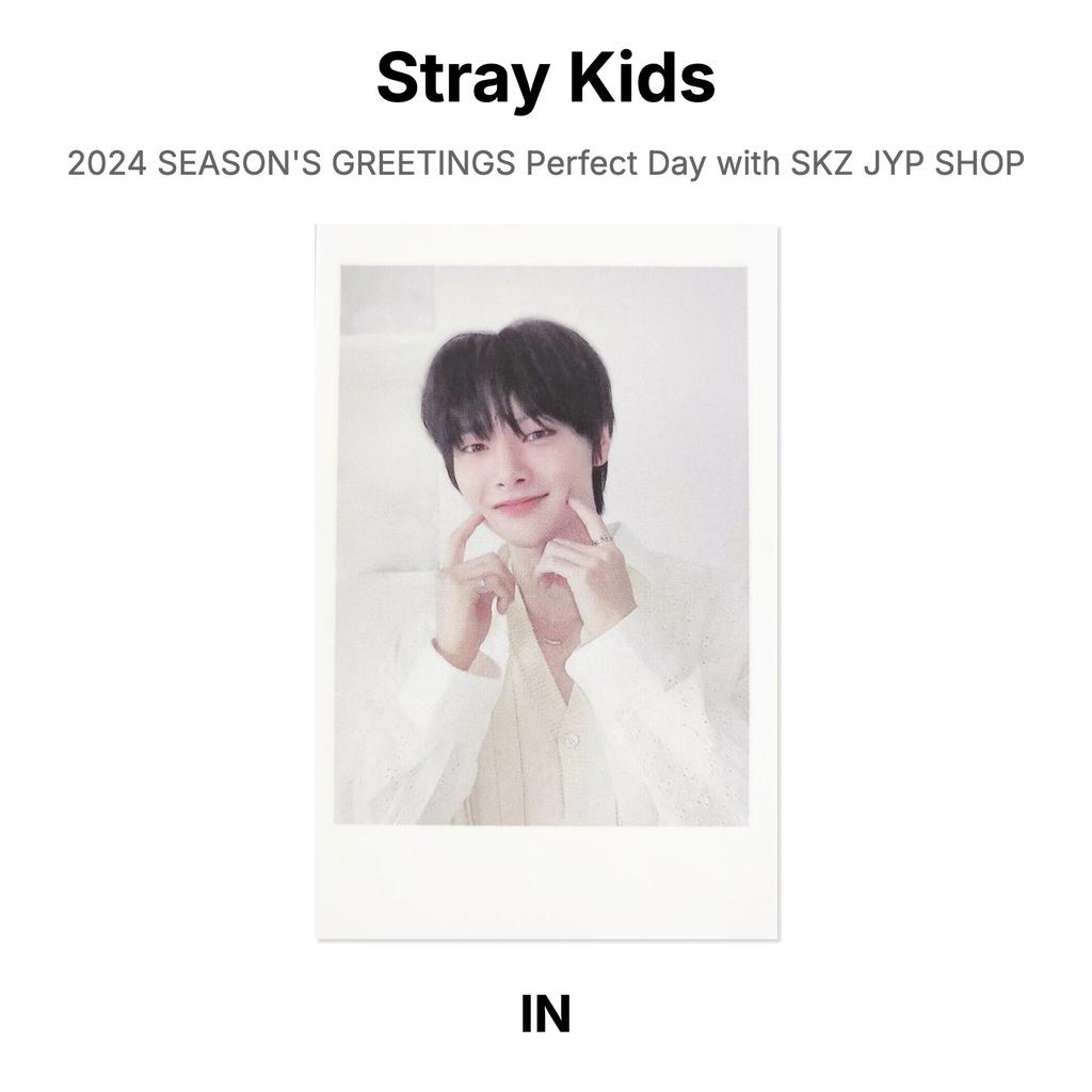 Stray Kids 2024 SEASON'S GREETINGS Perfect Day with SKZ JYP SHOP Official Photocard