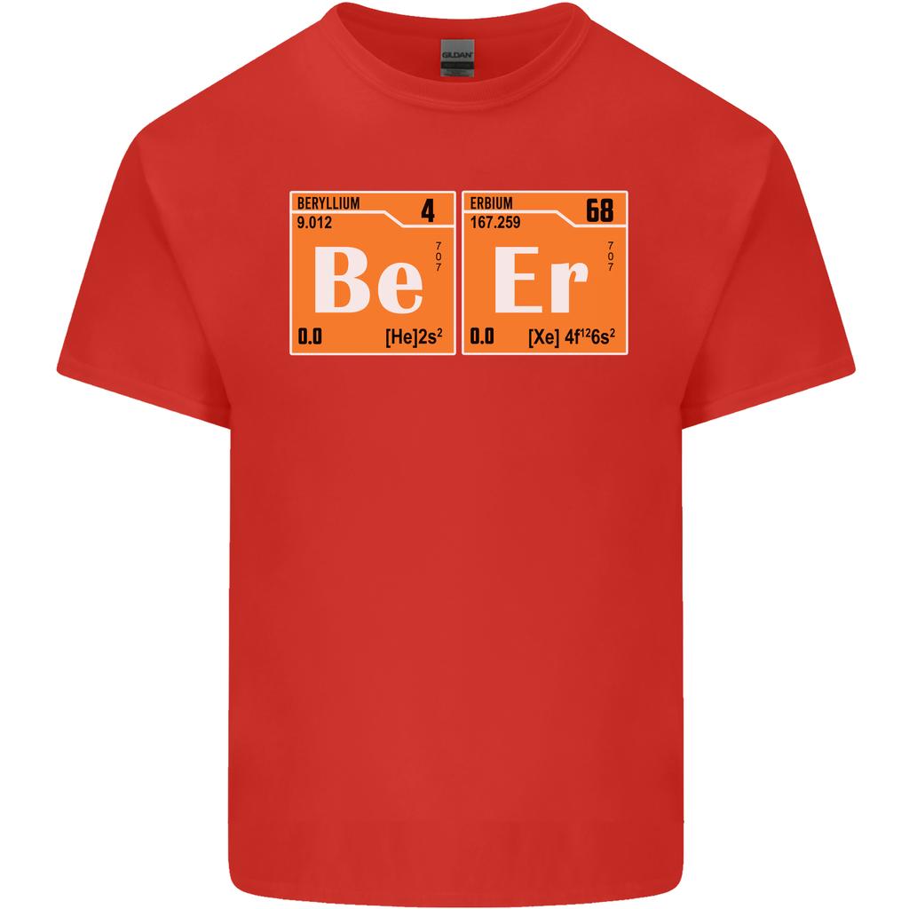 Beer Periodic Table Chemistry Geek Funny Unisexs Light Cotton TShirt