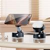 Vacuum Suction Cup Phone Holder, Foldable Telescopic Kitchen Car High-Speed Rail Desktop Magnetic Suction Holder