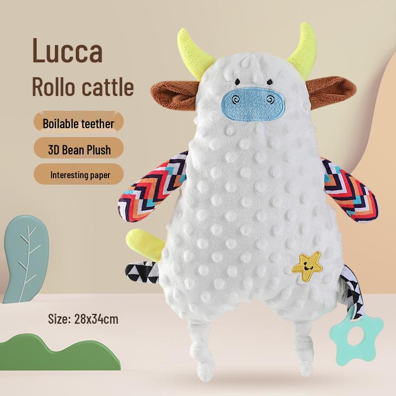 Washable Tear-Proof Crinkle Paper Toy for Infants - Soothing Tissue Box & Cloth Book