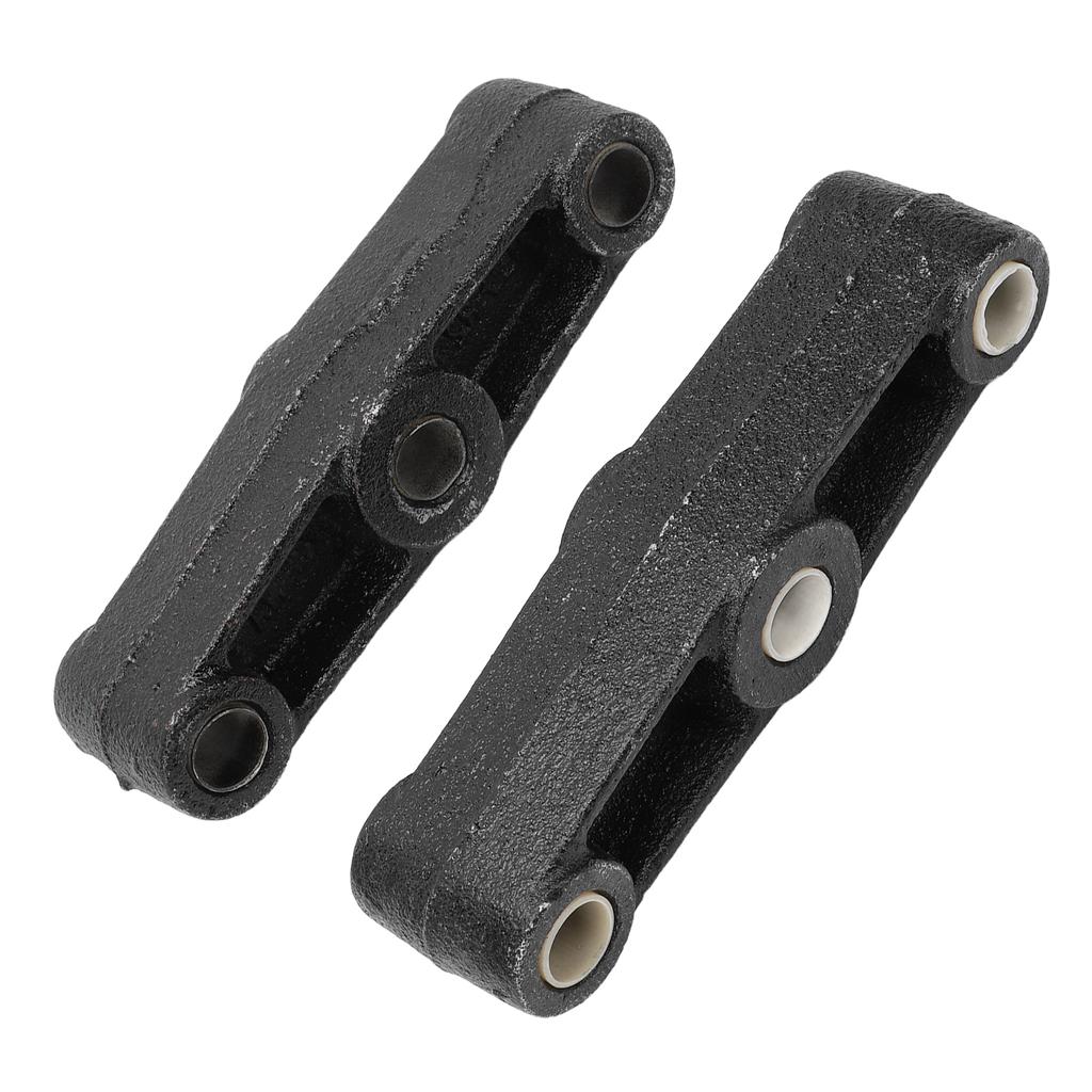 2PCS 5 12in Straight Leaf Spring Equalizer Bar Cast Iron EQ R2 for Trailer Axle Double Eye Style