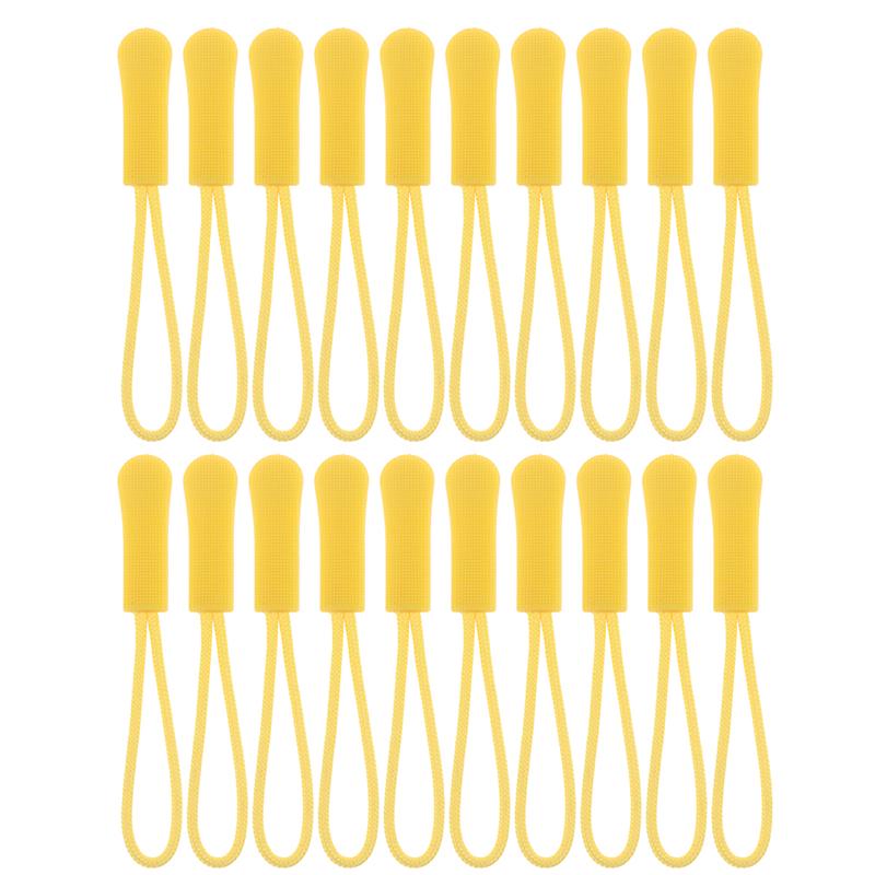 20Pcs Zipper Pulls Replacement Backpack Clothes Zip Cord Puller Slider Outdoor