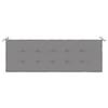 VidaXL Garden Bench Cushion Grey 150x50x3 Cm Oxford Fabric 43195
