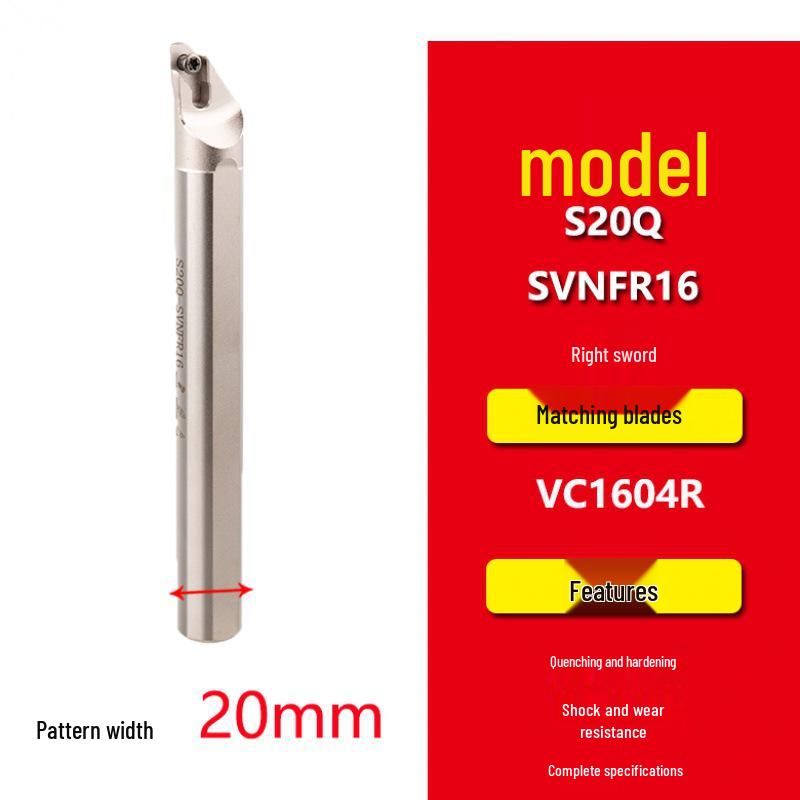 CNC S16QSVNFR11 Inner Hole Slotting Tool with VC1603 Insert
