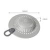 Silicone Shower Drain Strainer Set of 3 with Double Filtration and Anti Slip Features for Bathtub and Shower Use