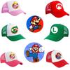 Super Mario Brothers Cartoon Sun Protection Breathable Hat For Children, Perfect For All Seasons