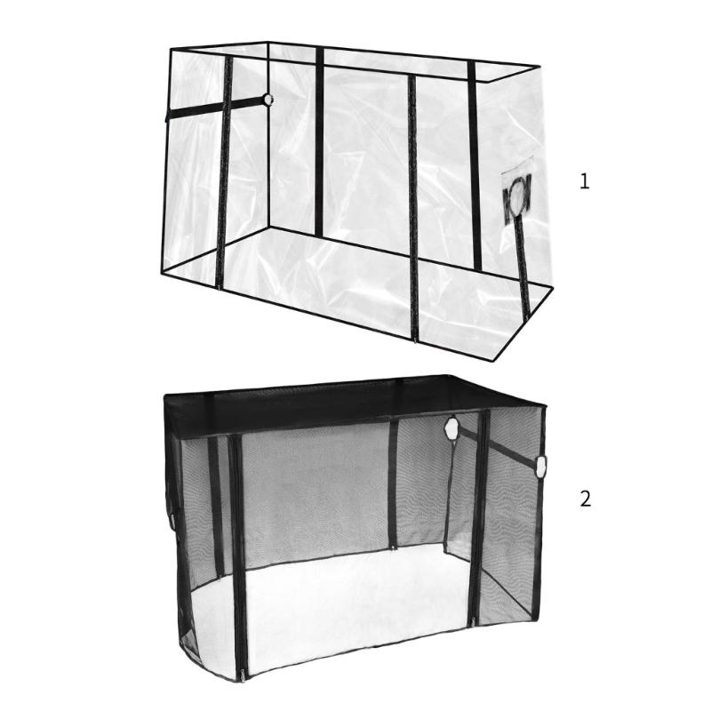 Folding Trolley Cart Dustproof Cover Clear Camping Trolley Rain Cover Garden Wagon Rain Cover Folding Wagon Rain Cover