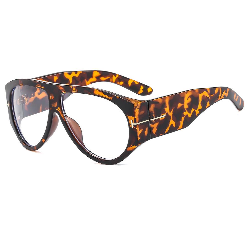 Occhiali da Sole Y2K Spicy Girl a Forma di T Aviator Ovali – Stile Streetwear da Donna alla Moda Protezione Solare