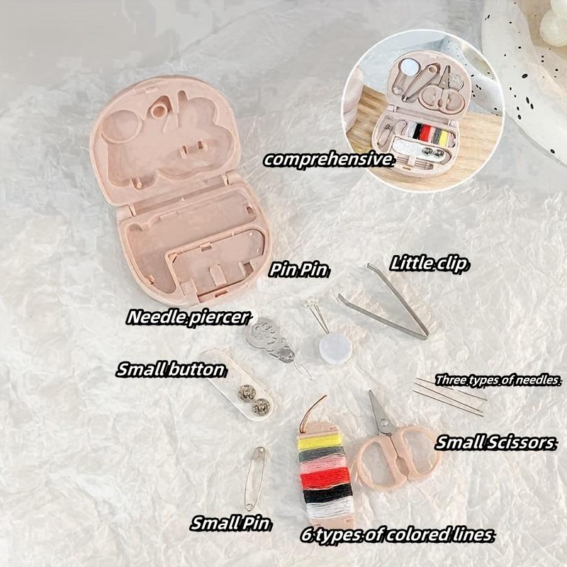 Mini Sewing Kit - Compact Travel & Home Sewing Box with Thread, Sharp Scissors, Needle,Ideal for Beginners and Advanced Sewers