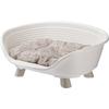 Panier Corbeille Coussin Relax Blanc - Taille M - 64 X 48 X 25 Cm - FERPLAST