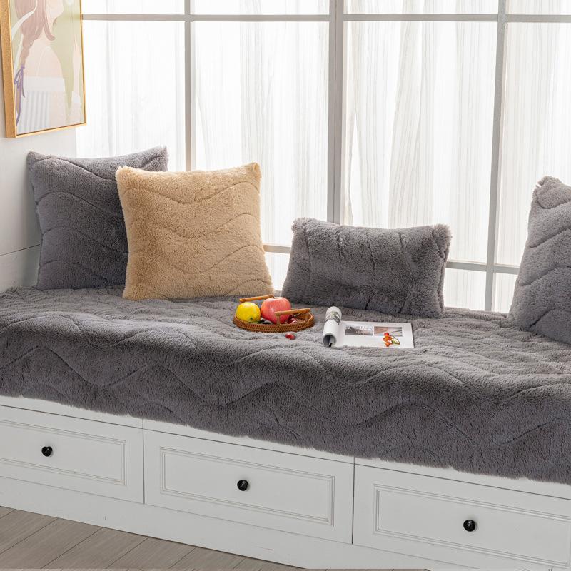Plush Thickened Master Bedroom Window Cushion Ledge Cushion Bay Window Blanket Bedroom Balcony Tatami Mat Four Seasons Universal