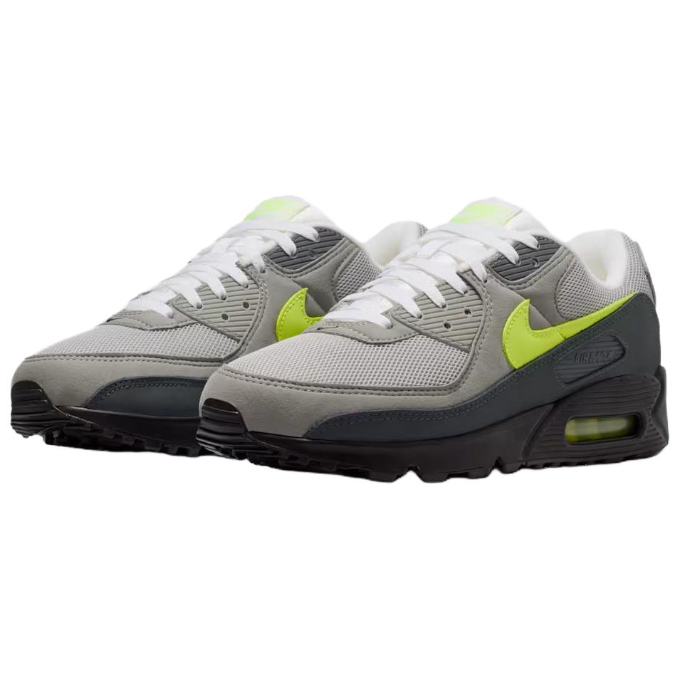 Nike Air Max 90 Neon Scarpe da Ginnastica da Uomo Nero Giallo-Neon Antracite Carbone-Chiaro Grigio Perla Bianco IQ0289-010