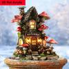 Bright Mushroom House, 2D Flat Acrylic, Decoration, Suitable for Garden, Lawn, Outdoor, Party, Christmas, Halloween,