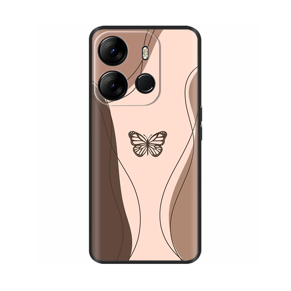 Für Tecno Spark Go 2023 Hülle Beliebte Blumen Silikon Handyhülle Für Tecno Pop 7 Pro Cover SparkGO Hüllen Schutzhüllen Schalen