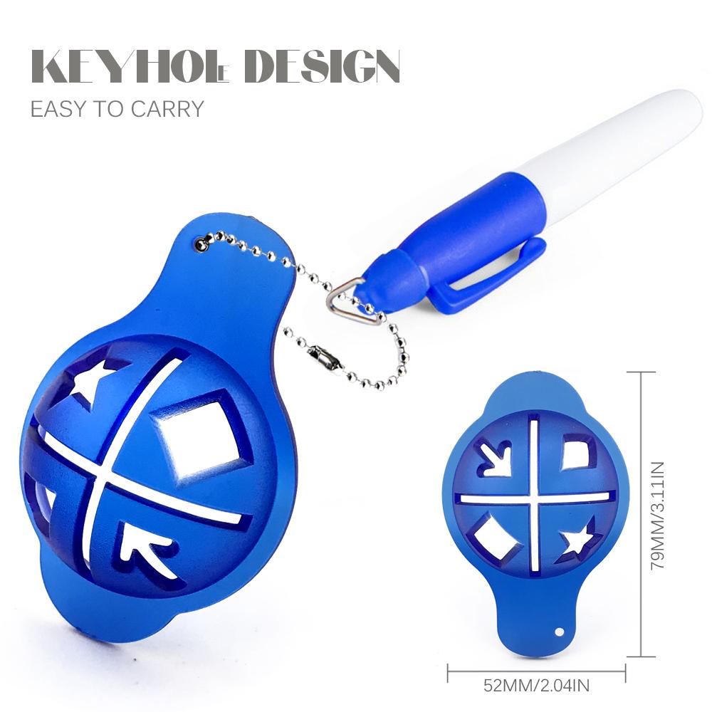 Golf Scriber Golf Ball Line Marker Liner Template Marker Pen Golf Putting Positioning Aids Outdoor Sport Tools