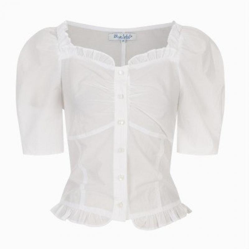EGOIST Lovely Shirring Volume Blouse  Es2obl06 