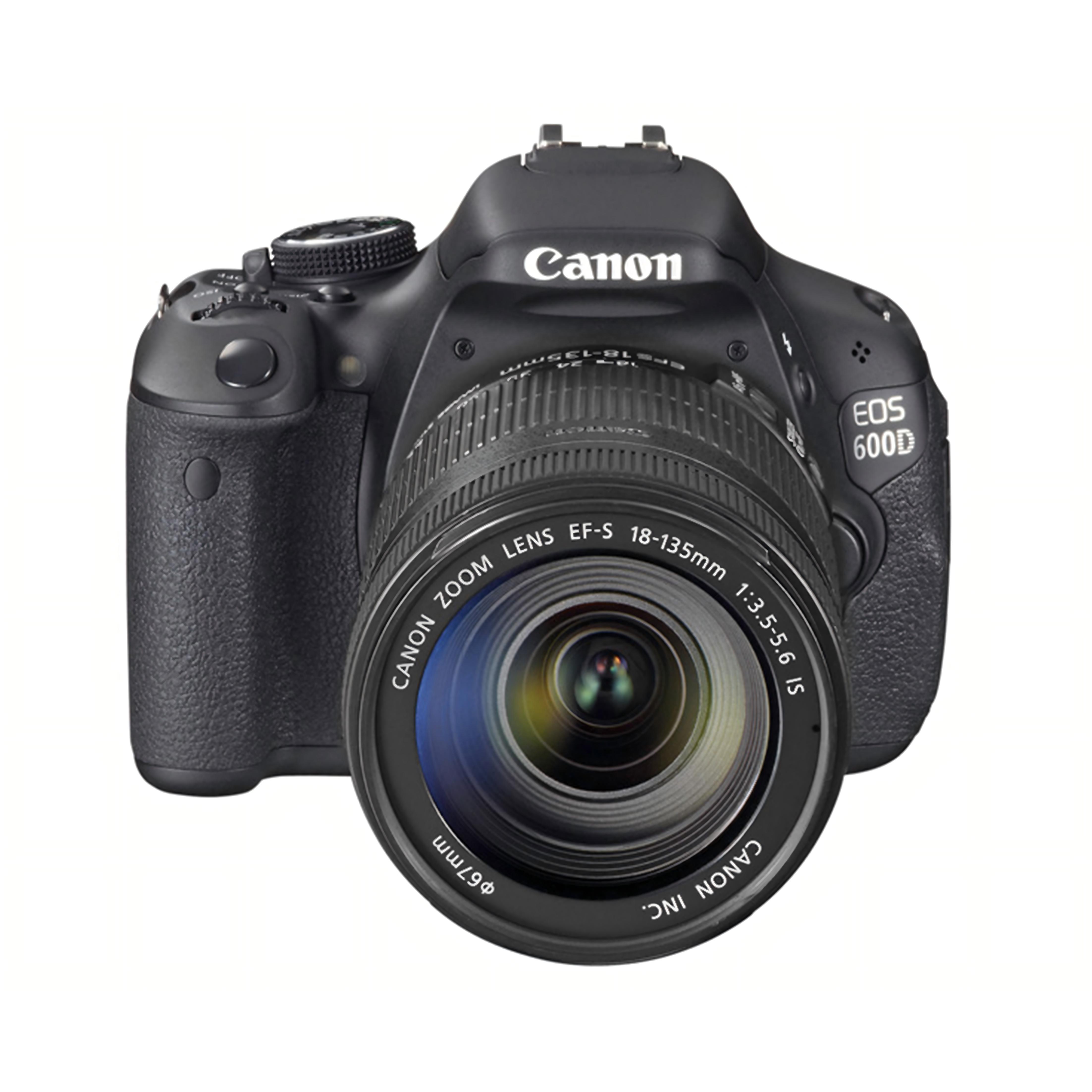 Canon EOS 600D DSLR Camera + EF-S 18-135mm f/3.5-5.6 IS Zoomlens zwart