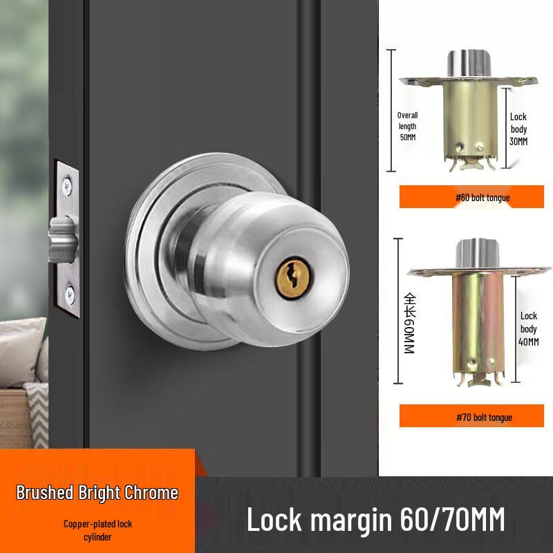 RESET Universal Stainless Steel Spherical Door Lock
