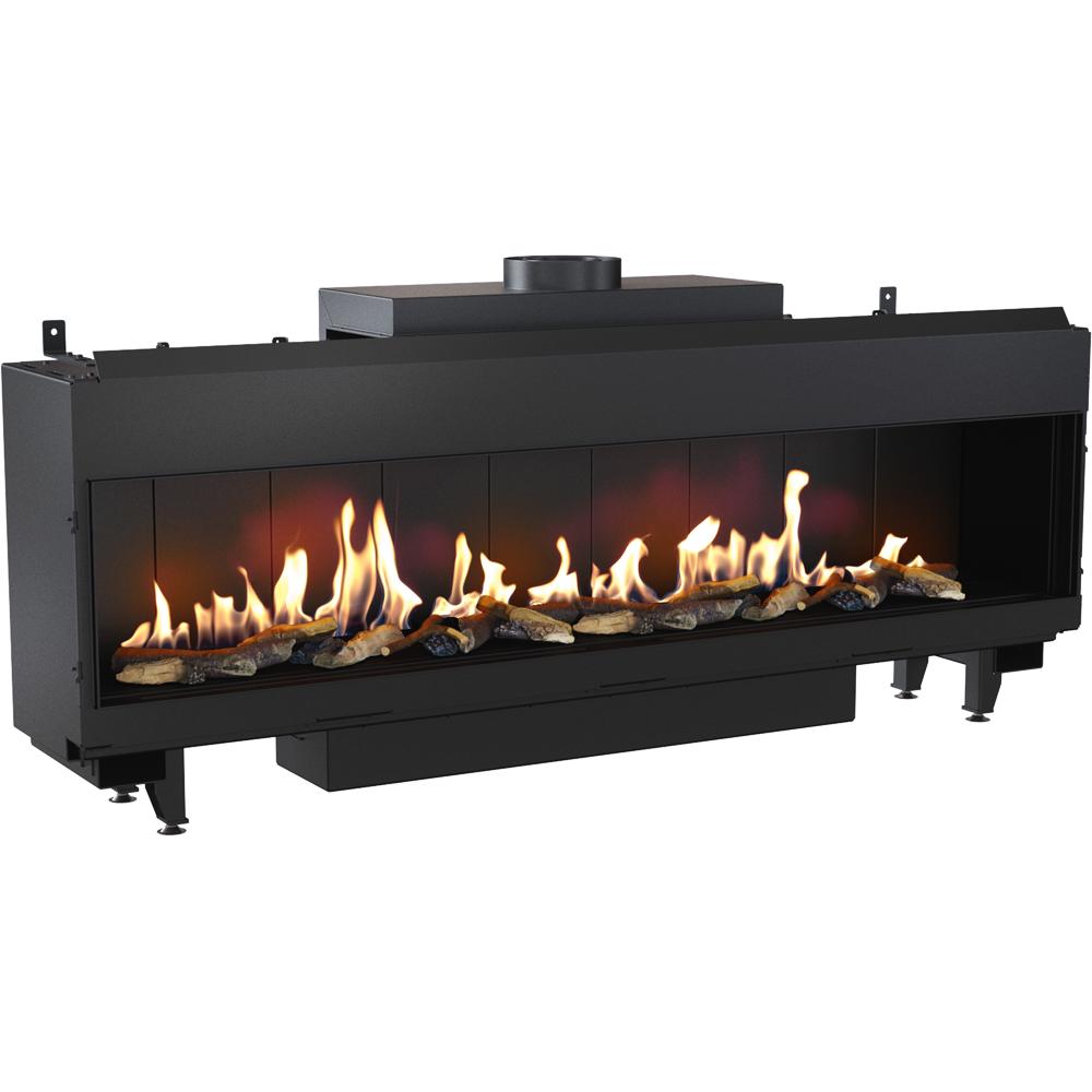 Gas Fireplace KRATKI LEO 200 Front Facing Propane Butane FI 130/200 14 kW