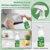 Kjøkkenapparatrenser Spray for Kjøkkenvifte, Kjøleskap og Overflater Daglig Bruk, 318ml