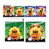 Small Plastic Bags for Treats 100 Pcs Halloween Treat Bags, Self Adhesive Seal Clear Candy Dessert Cute Cartoon Pouches Cookie Trick or Party