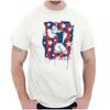 Vintage Patriotic Popeye American Flag Gift Womens or Mens Crewneck T Shirt Tee