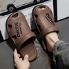 Fashion Summer Men's Fashionable Sandals Breathable New Trendy Garden Slippers Anti-Slip Home Shower Shoes Men's Beach Pool Slides Gym